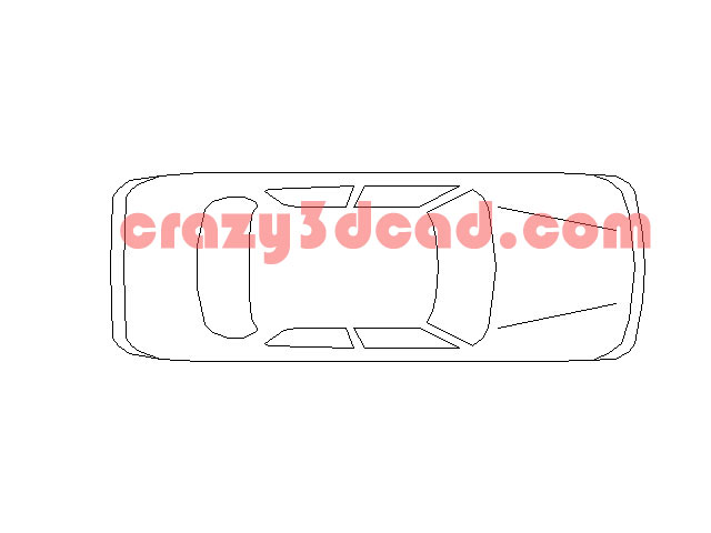 Top of the car CAD Block